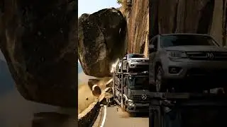 Mountain Crashes Onto Road in Epic Disaster! 😱🪨