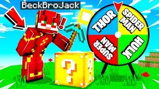 *NEW* Minecraft SUPERHERO Lucky Blocks! (The Flash, Thor, Spiderman)
