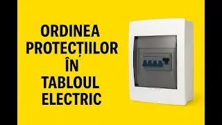 ⚡Ordinea protecțiilor în tabloul electric – pe scurt.  #TablouElectric #ProtectiiElectrice