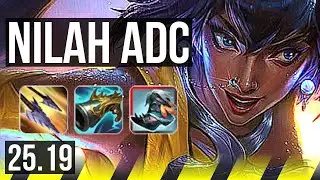 NILAH & Sona vs XAYAH & Janna (ADC) | 73% winrate, Rank 8 Nilah | EUW Grandmaster | 25.19