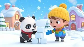 Oops! Panda Built a Snow Castle 🐼 | Nursery Rhymes for Kids & Baby Songs