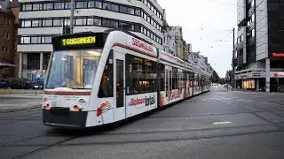 Straßenbahn Augsburg - Königsplatz & Hauptbahnhof