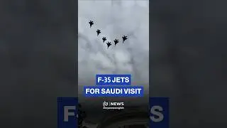 F-35 jets fly over White House to welcome Saudi Crown Prince