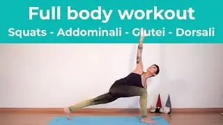 Pilates Full body workout - Squats - Addominali - Glutei - Dorsali - Mobilit&agrave; della colonna | 30 min