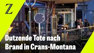 Mehrere Tote und etwa 100 Verletzte nach Brand in Schweizer Skiort