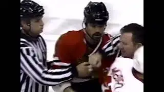 Darren McCarty Vs. Cam Russell Mar. 23rd, 1998 (Detroit Feed)