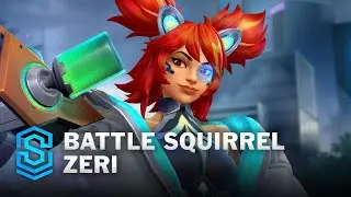Battle Squirrel Zeri Wild Rift Skin Spotlight