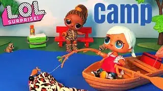 LOL SURPRISE Dolls Stop Motion Ep 6 CAMPING TRIP #lolstopmotion