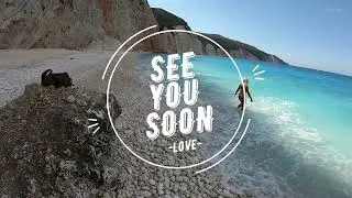 Fteri Beach Path Kefalonia Greece  ακτοπλοϊκή διαδρομή Κεφαλονιά Ελλάδα GoPro HD Kefalinia Κεφαλονιά