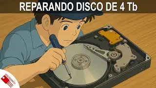 Salvando Disco de 4Tb. Conector partido