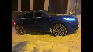 Skoda Kodiaq 4x4 vs snow hill (part 1)