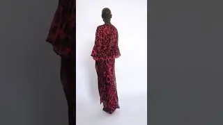 Red Leopard Tunic Coverup
