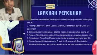 Penerangan tentang earth resistance tester