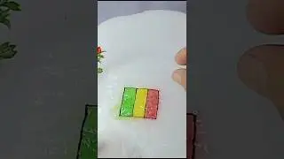 Рисуем флаг страны Мали на папиросной бумаге #drawing #mali #countryflag