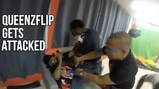 QUEENZFLIP CAUSES TROUBLE & GETS ATTACKED IN TRINIDAD