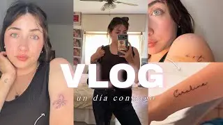 Vlog- UN DÍA CONMIGO 🦋 acompáñame a tatuarme ✨