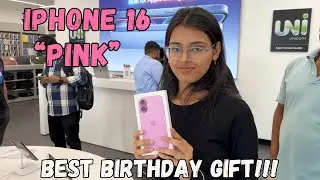 My Sister's First iPhone 16 in Pink - Birthday Shopping & Unboxing | India Moving Offer Ends!