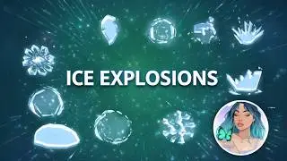 Green Screen - Ice Explosions