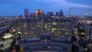 Dallas The Crescent Aerial Video 3