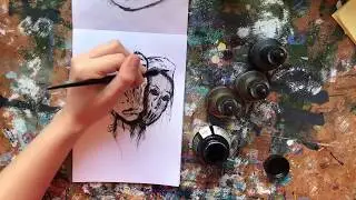 Inktober: Ectoplasm