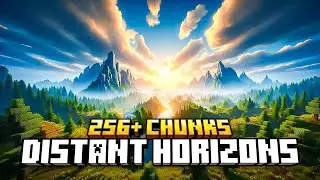 Minecraft Distant Horizons 2.0 with Bliss Shaders