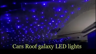 Car Roof lights galaxy fitting in Lucknow #car modifications LED lights