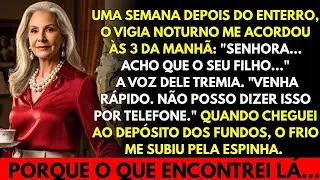 Uma semana depois do enterro do meu filho, o vigia me ligou às três da manhã… e o que achei me