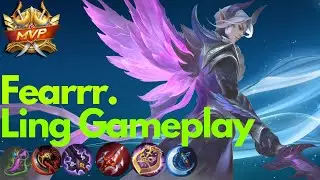 Top Global Ling Fearrr. - Mobile Legends Gameplay And Build #mobilelegends #lingmobilelegends