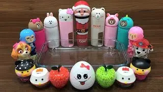 Mixing Random Things into Handmade Slime !! SlimeSmoothie Satisfying Slime Videos