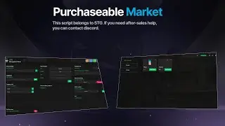 FiveM Purchaseable Market Script | STG Scripts