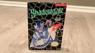 Shadowgate Unboxing ASMR - Nintendo 8bit
