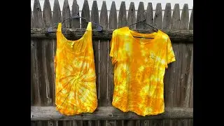 Natural Tie Dye with Turmeric