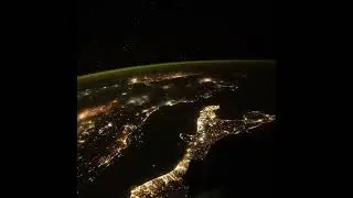 A night flight over Europe in the ISS #nasa #space #europe