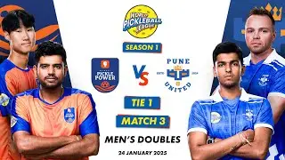 WPBL S1 | Mumbai Pickle Power vs Pune United | Men&rsquo;s Doubles