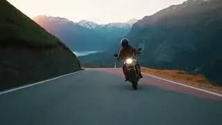 Morning Scrambler 400x ride up the Furka Pass
