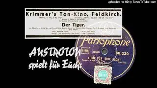 Willi Kollo (comp & voc): Liebe f&uuml;r eine Nacht - Tango (Berlin 1930)