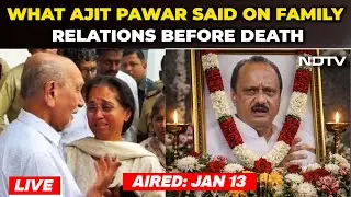 Ajit Pawar Last Interview | Watch: Pawar's Last Interview To NDTV Was In Same Plane That Crashed