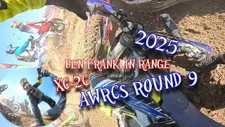 2025 AWRCS round 9 Ben Franklin Range - Dirt bike woods racing - Yamaha YZ250fx - XC 2C