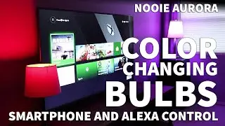 Nooie RGB Light Bulb - Color Changing Smart RGB Light Bulbs No Hub with Alexa Voice Control