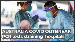 Sharp rise in COVID cases strains Australian laboratories' testing