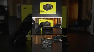 Первый компонент для игрового ПК, рассчитанного на будущее! #corsair #rm1000x #pcbuild