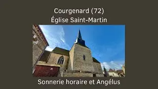 Cloche: Courgenard (72) Église Saint-Martin - Sonnerie horaire et Angélus