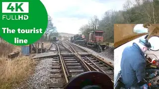 Embsay And Bolton Abbey Steam Railway Full Journey Train Cab Ride UK [4k]