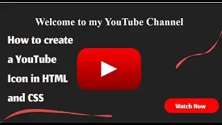 Design a Youtube Icon using HTML and CSS in 5 mins!!  || HTML || CSS