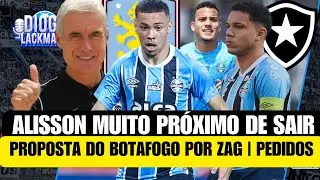 PEDIDOS DE LUIS CASTRO | PROPOSTA DO BOTAFOGO | ALISSON PR&Oacute;XIMO DE SAIR | VAZOU A NOVA CAMISA