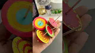 Easy way to make Spinner 🤩✨#shorts #art #diy #muktaartandcraft #youtubeshorts