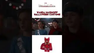 WandaVision Wanda Maximoff Halloween Costume Minifigure #shorts