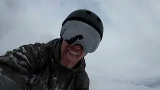 Snowboarding Powder Strawberry Fields Snowbasin 1-2-23 DJI Osmo