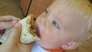 BABY'S FIRST BURRITO!
