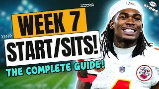 Your Complete Week 7 Fantasy Football Playbook | MUST Starts/Sits